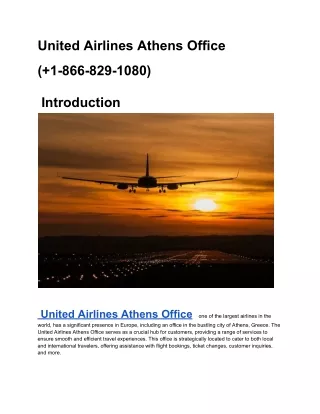 United Airlines Athens Office