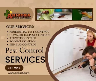 Experience Superior Pest Control Services in Tucson & Green Valley, AZ