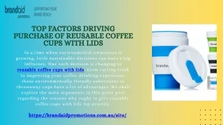 Top Factors Driving Purchase of Reusable Coffee Cups with Lids