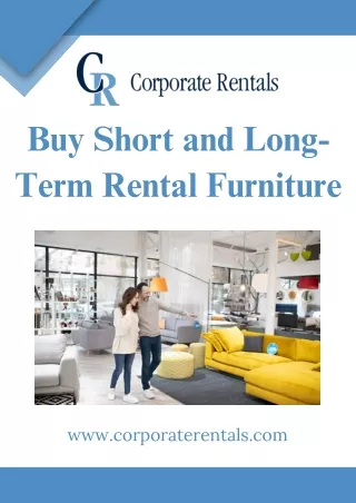 Buy Short and Long-Term Rental Furniture