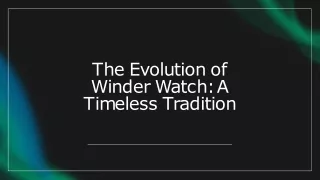 Watch winder