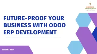 Future-Proof Your Business with Odoo ERP Development