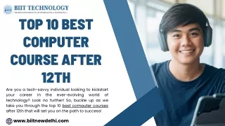 Top 10 Best Computer Course After 12th