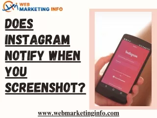 Does Instagram Notify When you Screenshot