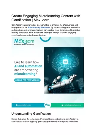 Create Engaging Microlearning Content with Gamification _ MaxLearn