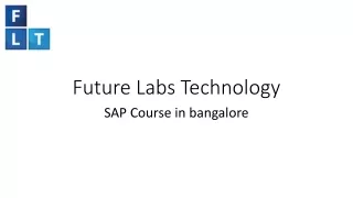 bangalore sap course