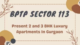 BPTP Sector 113 E-Brochure