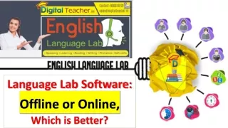 Language Lab Software Offline or Online, Which is Better