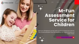 M-Fun Assessment Service for Children