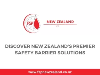 Discover New Zealand's Premier Safety Barrier Solutions