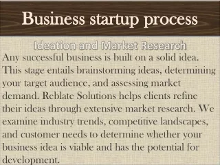 Process for Starting a new business