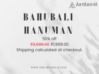 Buy Bahubali Hanuman Statue Online In India – theartarium