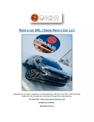 Rent a car SRL | Damsrentacar.com