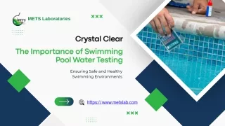 Swimming Pool Water Testing