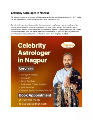 Celebrity Astrologer in Nagpur