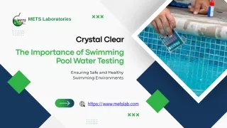 Swimming Pool Water Testing