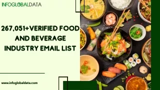 Enhance Your Marketing Strategies with Our Food Industry Email List
