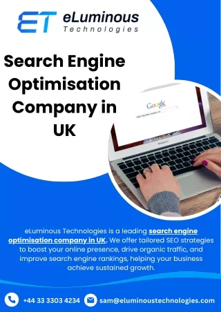 Search Engine Optimisation Company in UK