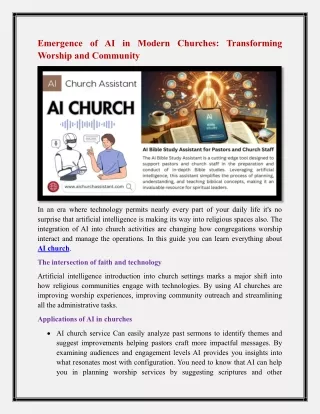 AI church