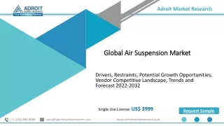 Air Suspension Market Future Demand and Recovery Analysis till 2032