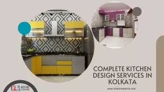 Complete Kitchen Design Services in Kolkata