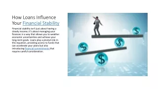 How Loans Influence Your Financial Stability