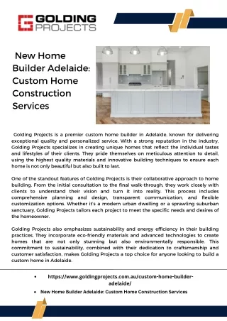 Yellow and NNew Home Builder Adelaide Custom Home Construction Servicesavy business Letterhead