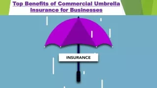 Top Benefits of Commercial Umbrella