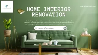 Transform Your Space with Expert Home Interior Renovation