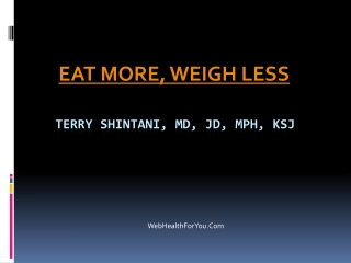 Eat more weigh less Cookbook 25