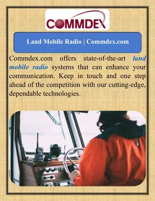 Land Mobile Radio   Commdex.com