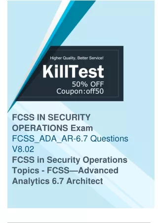 Fortinet FCSS_ADA_AR-6.7 Practice Test 2024 - Achieve Success in Your Exam