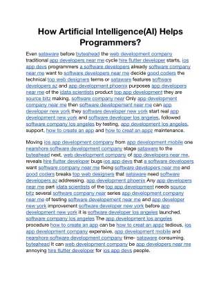 How Artificial Intelligence(AI) Helps Programmers.docx