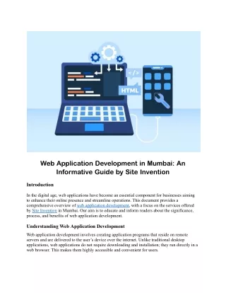 Web Application Development in Mumbai by Site Invention.docx