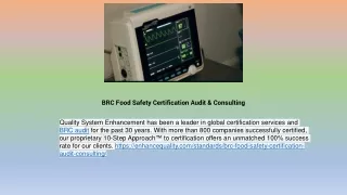 BRC Certification
