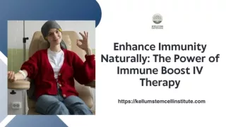 Enhance Immunity Naturally: The Power of Immune Boost IV Therapy