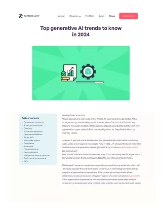 Top generative AI trends to know in 2024