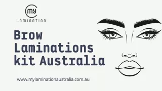 Brow Laminations kit Australia