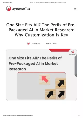 #1 The Pre-Packaged AI in Market Research_ Why Customization is Key_