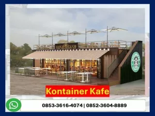 (WA) 0853.3616.4074, Jasa Pembuatan Mini Cafe Container Modern Surabaya