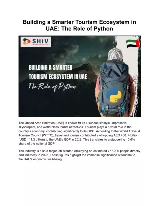 Building an Intelligent Tourism Framework in UAE with Python