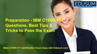 Preparation - IBM C1000-171 Questions, Best Tips & Tricks to Pass the Exam