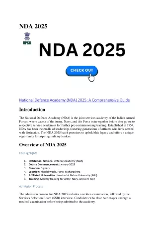 NDA 2025