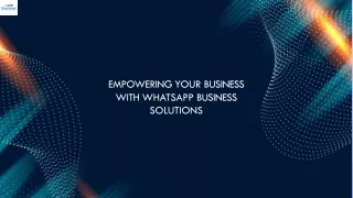 Empowering Your Business with WhatsApp Business Solutions - Decimal Technology