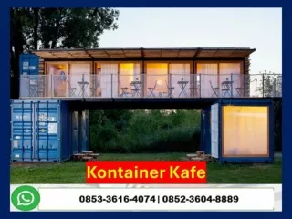 (WA) 0853.3616.4074, Jasa Pembuatan Cafe Container Tingkat 2 Lantai Sawahlunto