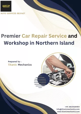 Premier Car Repair Service and Workshop in Northern Island