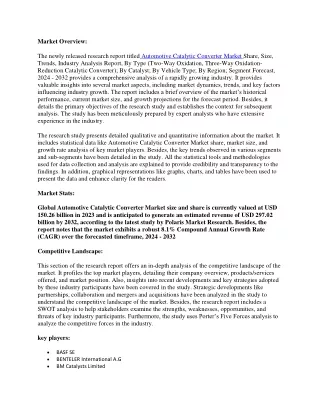 Automotive Catalytic Converter Market