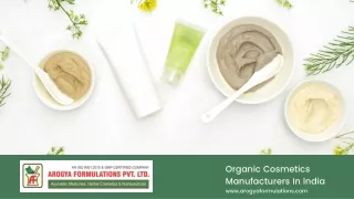 organic cosmetics manufacturers in india