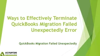 QuickBooks Migrator Tool Not Working: Discover Experts fixes