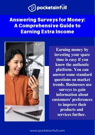 Answering Surveys for Money A Comprehensive Guide to Earning Extra Income